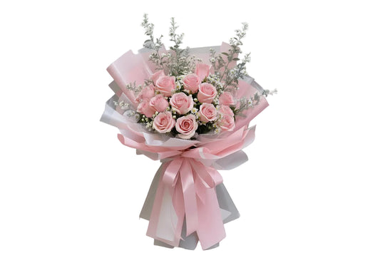 Pink Elegance Rose Bouquet